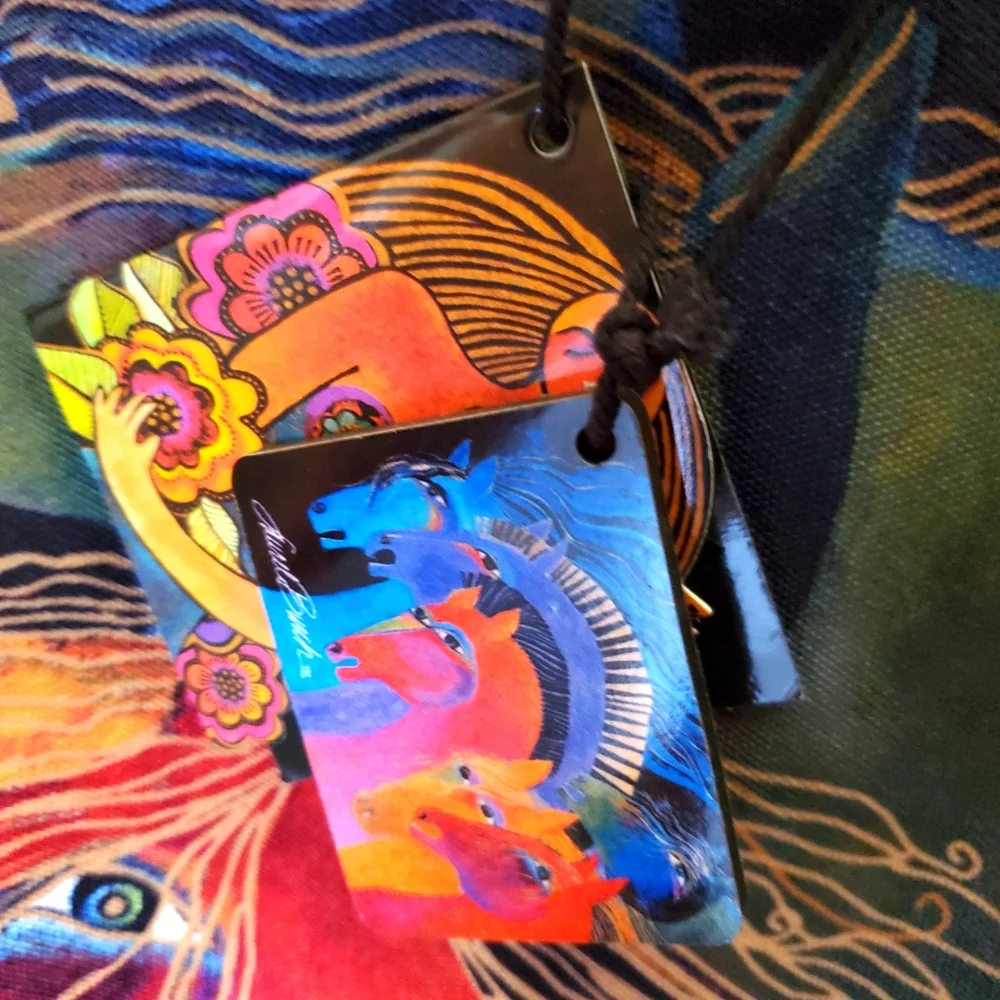 Laurel Burch Horses of Fire 🐴 Large Tote - NWT - Picture 3 of 10